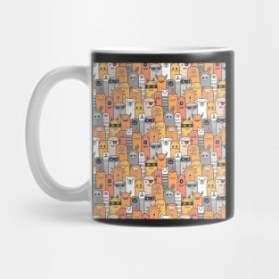 Monsters & Friends in Orange Mug